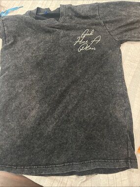 Men's 'God Has A Plan' Black Mineral-Wash Tee